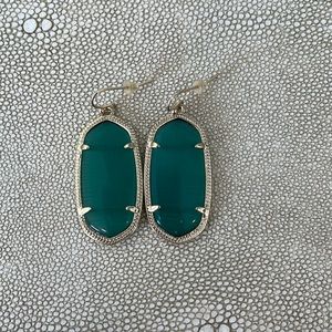 Green Kendra Scott Earrings